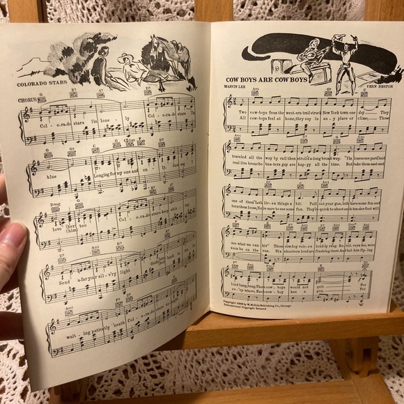 14 Songs of the Plains - Belmont, Copyright 1938 - Sheet Music, Lyrics, Vocal - Picture 9 of 9